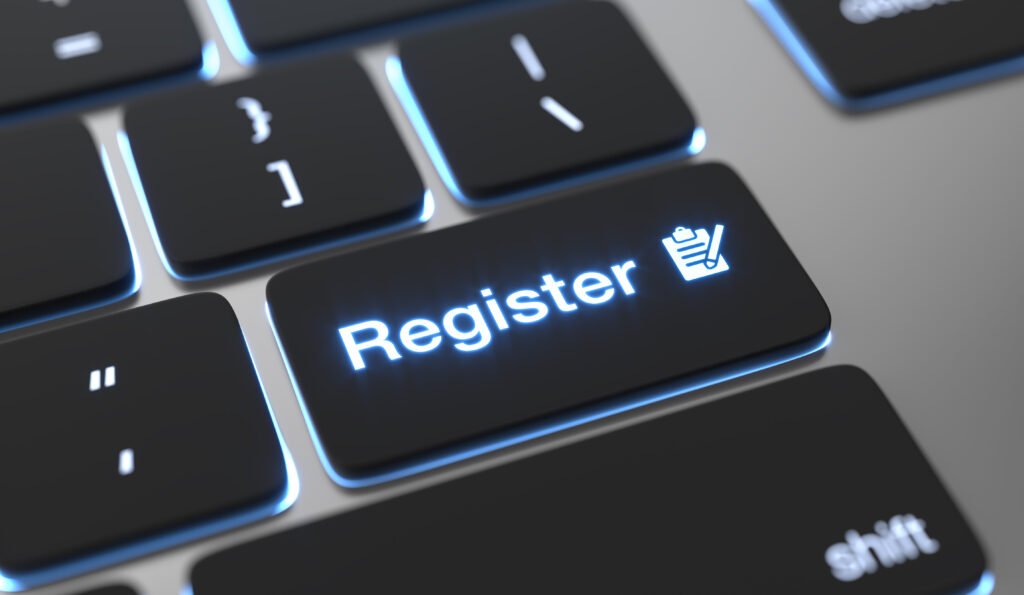 Business owner registering a UK private limited company online